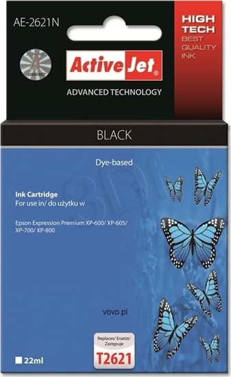 Изображение Tusz Activejet tusz AE-2621N / T2621 (black)