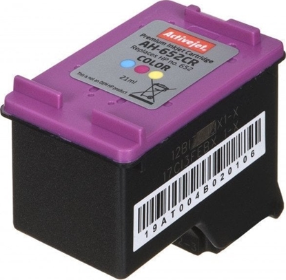 Изображение Tusz Activejet tusz AH-652CR / F6V24AE nr 652 (color)