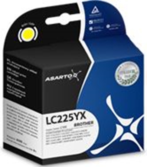 Изображение Tusz Asarto zgodny z Brother LC225XLY