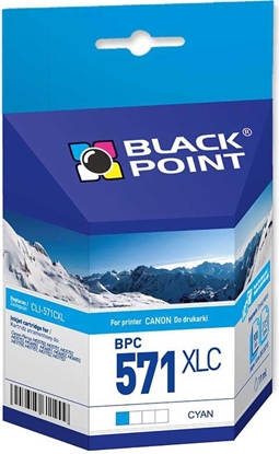 Изображение Tusz Black Point TUSZ CANON CLI- 571XLC (BPC571XLC)