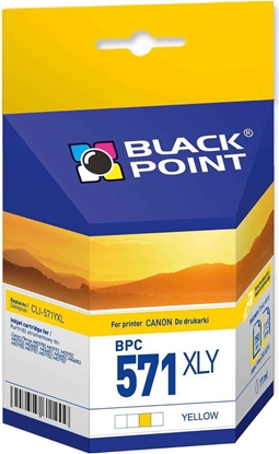 Изображение Tusz Black Point TUSZ CANON CLI- 571XLY(BPC571XLY)