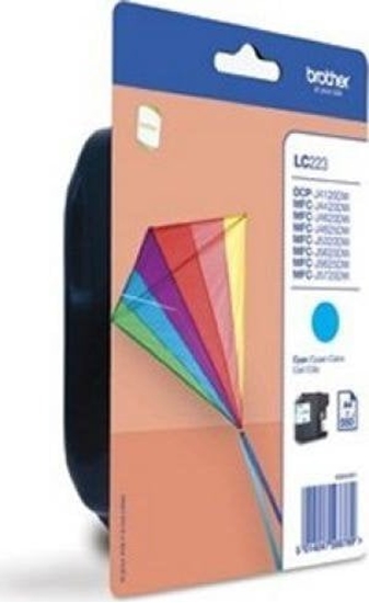 Picture of Tusz Brother Zgodny pojemnik z tuszem Brother LC223CBP Turkusowy