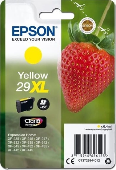 Picture of Tusz Epson Tusz Stylus XP235 T29XL Yellow 6.4ml