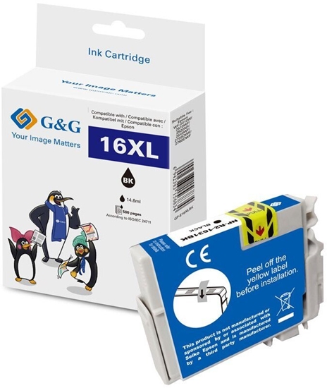 Изображение Tusz G&G XL-kartrid do Epsona 16XL/ T1631/ C13T16314012