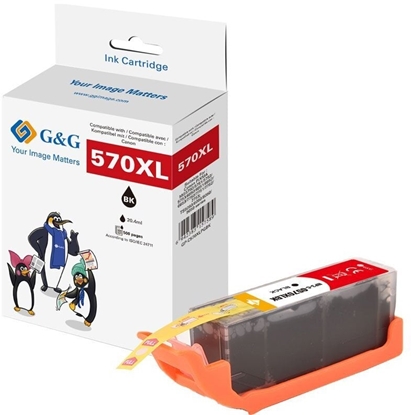 Изображение Tusz G&G XL-Patrone kompatybilny z Canon PGI-570XLBK/ 0318C001