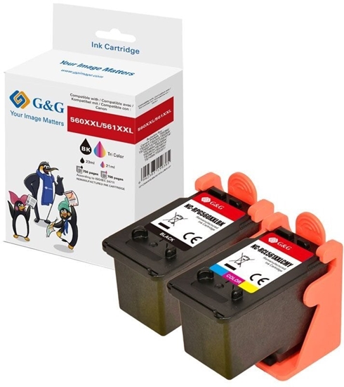 Изображение Tusz G&G XXL kartrid kompatybilny z Canon PG560XL/CL561XL