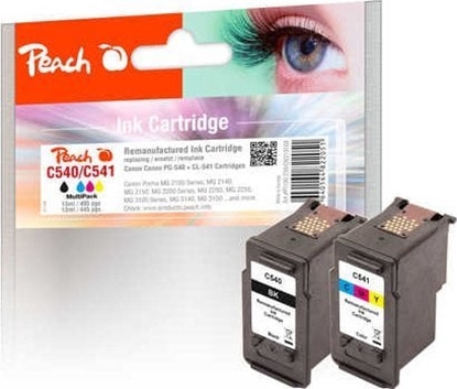 Изображение Tusz Peach Patrone Peach Canon PG-540 CL541 MultiPackPlus Retail Comp. - PI100-239