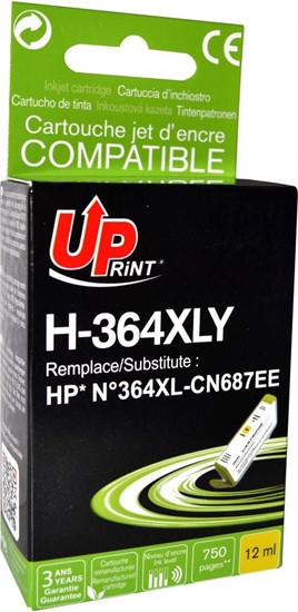 Picture of Tusz UPrint Tusz H-364XLY / CB325EE (Yellow)