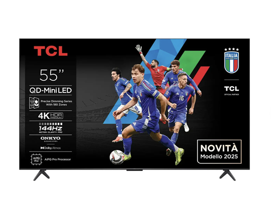 Picture of TV Set|TCL|55 "|4K Ultra HD|3840 x 2160 pixels|Flat|16:9|QD-Mini LED|55Q6C
