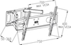 Picture of Uchwyt do TV LCD/LED 30-70 cali 60KG AR-52 regulacja pion i poziom 