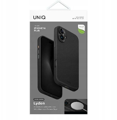 Attēls no Uniq Etui Lyden do Apple iPhone 16 Plus Magclick Charging czarny/dallas black