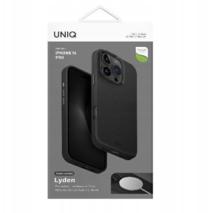 Attēls no Uniq Etui Lyden do Apple iPhone 16 Pro Magclick Charging czarny/dallas black
