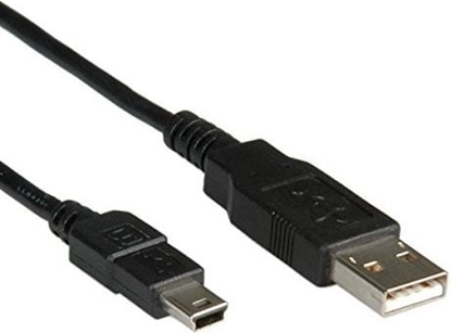 Picture of USB 2.0 kabelis A- 5 pin mini  M/M, 1.8m, Roline