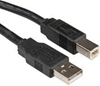 Picture of USB 2.0 kabelis A-B, M/M, melns, 1.8m, Roline