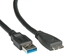 Изображение USB 3.2 Gen1 kabelis  A-microB, M/M, melns, 80cm, Roline