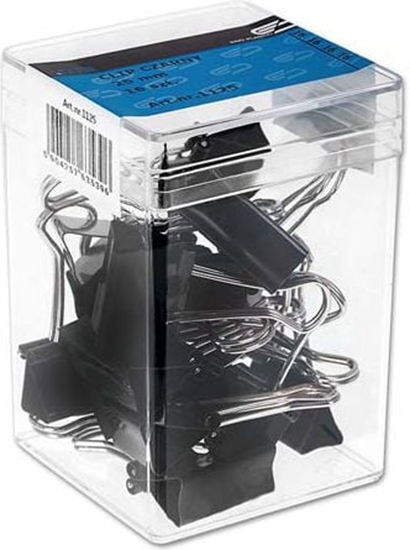 Изображение Victory Office Product SPINACZ KLIPS E&D 19mm CZARNY 36SZT 1119 - 1119