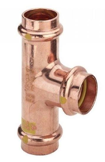 Изображение Viega Trójnik miedziany 22x22x22mm - 345952