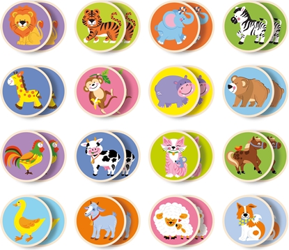 Изображение Viga VIGA 51308 GRA MEMO ZWIERZATKA (1560, Viga)