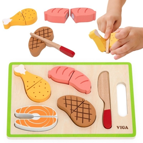 Picture of VIGA Zestaw do Krojenia Misa - Realistyczna Zabawa w Kuchni