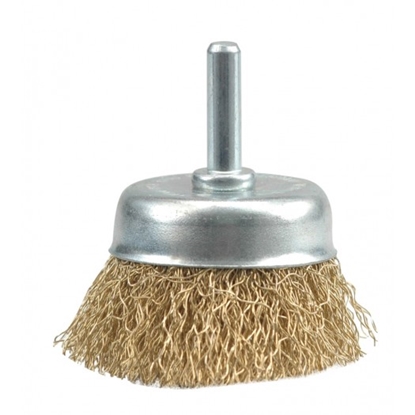 Picture of Vorel Szczotka czoowa z trzpieniem drut karbowany 75mm 06988