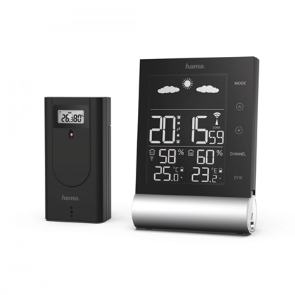Изображение Weather station Hama Black Line 186417