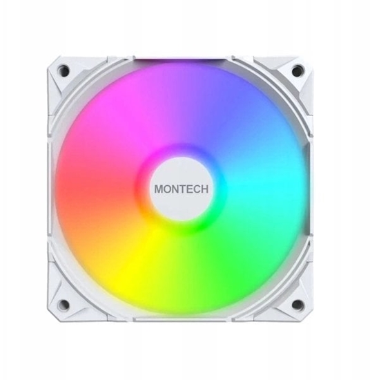 Picture of Wentylator Montech Wentylator E28 ARGB PWM White 120mm