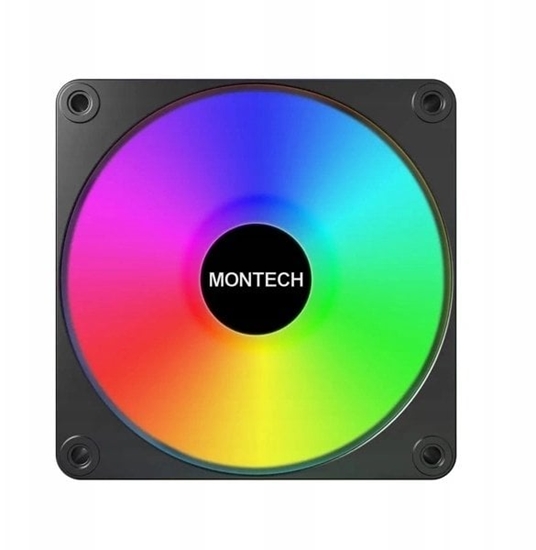 Picture of Wentylator Montech Wentylator GF120R V2 ARGB PWM Reverse Black 120mm