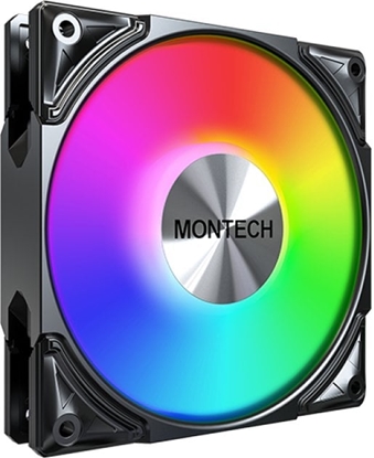 Attēls no Wentylator Montech Wentylator Metal Pro 12 ARGB PWM Black 120mm