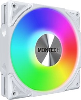 Attēls no Wentylator Montech Wentylator Metal Pro 12 ARGB PWM White 120mm