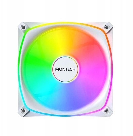 Picture of Wentylator Montech Wentylator RX120 Pro ARGB PWM Reverse White 120mm