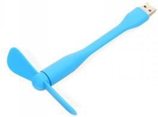 Picture of Wentylator USB Omega niebieski (43477)