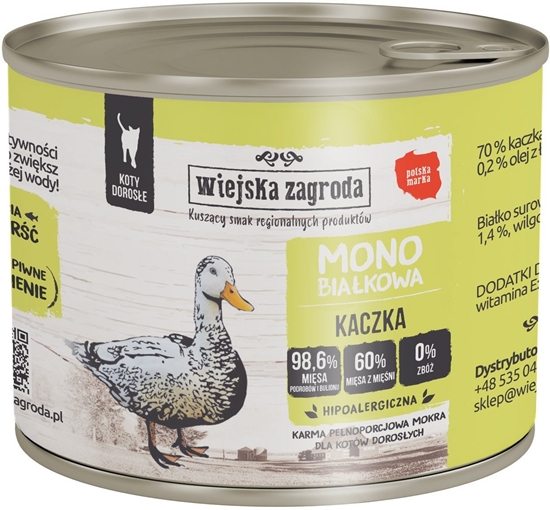 Picture of Wiejska Zagroda Monobiakowa z kaczk 200g