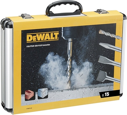 Изображение Wierto Dewalt do betonu SDS+ 7 5 6 10 12 14 8 55mm zestaw (DT9679-QZ)