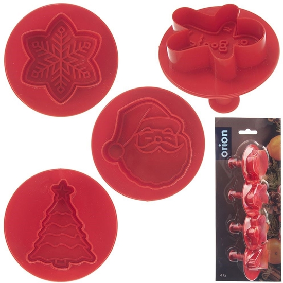 Изображение Wykrawacze do ciastek Boe Narodzenie 4 szt. ORION 127456