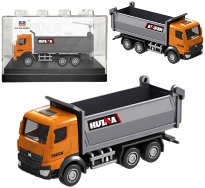 Изображение Wywrotka Metalowa Model Kolekcjonerski Huina Pomaraczowa 1:80