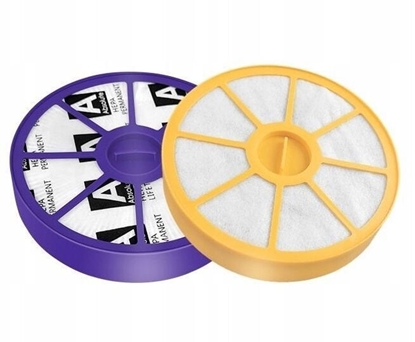 Picture of Worek do odkurzacza JETtools Zestaw 2x Filtr Do Dyson Dc08 Dc15 Dc19 Dc20 Dc21 / Wejciowy i Wyjciowy / Dc08 Hepa Filter