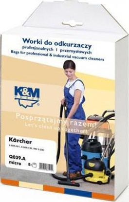 Изображение Worek do odkurzacza König & Meyer K&M Worki do odkurzacza KRCHER Q039.A MICRO 5 szt. 6.904-051, 6.959-130