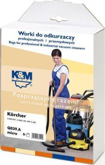 Picture of Worek do odkurzacza König & Meyer K&M Worki do odkurzacza KRCHER Q039.A MICRO 5 szt. 6.904-051, 6.959-130