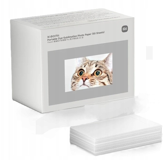 Picture of Xiaomi PORTABLE DYE-SUBLIMATION PHOTO PAPER (50 SHEETS), BHR082PGL, 66645