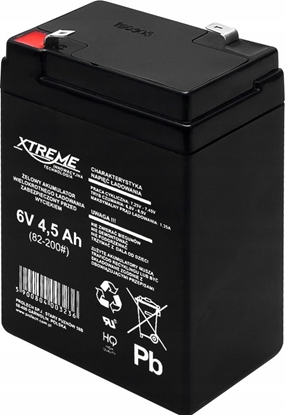 Attēls no Xtreme Akumulator 6V 4500mAh (82-200#)