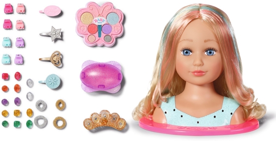 Изображение Zapf ZAPF Creation BABY born Sister Styling Head Princess, make-up and hairdressing head