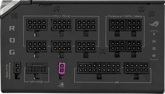 Изображение Zasilacz Asus ROG Thor Platinum III 1200W ATX 3.1 (90YE00V2-B0NA00)