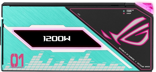 Picture of Zasilacz Asus ROG Thor Platinum III 1200W Hatsune Miku Edition (90YE00V6-B0NA00)