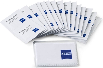 Изображение Zeiss 20 chusteczek nawilanych + ciereczka z mikrofibry 18x18cm (2096-687)