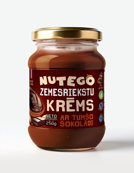 Picture of Zemesriekstu sviests NUTEGO ar tumšo šokolādi, 250g