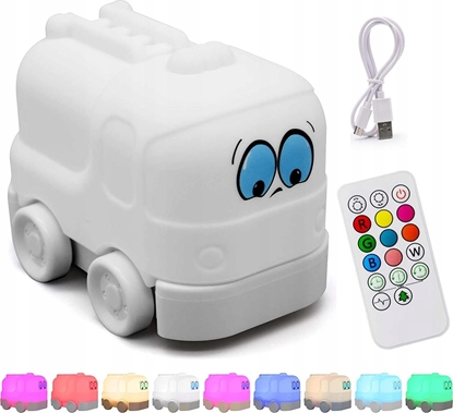 Изображение Zenwire LAMPKA NOCNA DZIECI LED WÓZ STRAACKI CIARÓWKA