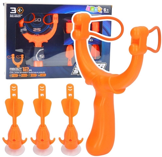 Picture of Zestaw Do Strzelenia Gra Zrcznociowa Proca Strzaki Z Przyssawkami 3 szt. EDUKAMP