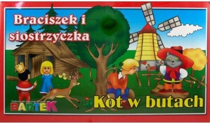 Изображение Zestaw dwóch gier planszowych: Kot w butach + Braciszek i siostrzyczka