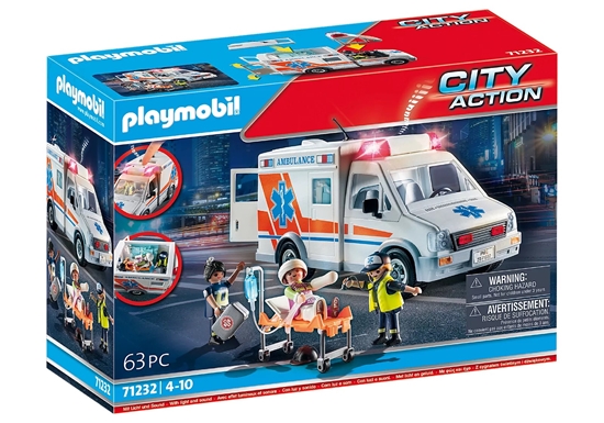 Изображение Zestaw figurek City Action 71232 Ambulans