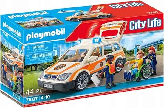 Изображение Zestaw figurek City Life 71037 Samochód ratowniczy